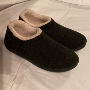 Ultraideas | Black Wool Slippers
